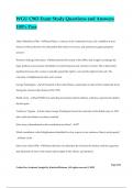 WGU C963 Exam Study Questions and Answers 100&percnt; Pass