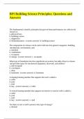 BPI Building Science Principles&semi; Questions and Answers 