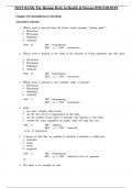 TEST BANK The Human Body in Health & Disease 8TH EDITION