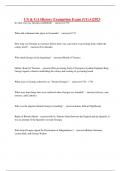 US & GA History Exemption Exam &lpar;UGA&rpar;2023