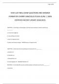 VIAR 120 FINAL EXAM QUESTIONS AND ANSWER FORMAT BY CHERRY GRACIOUS STUVIA GURU &vert; 100&percnt; CERTIFIED RECENT UPDATE 2024&sol;2025&period;