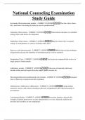 National Counseling Examination Study Guide