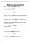 National Counselor Exam