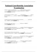 National Guardianship Association Examination