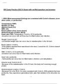 RN Comp Practice 2023 A Exam with verified question and answers
