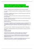 HPEX 300 Health Care Delivery in America Exam 3 Solved 100&percnt; Correct