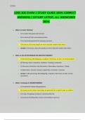 LDRS 302 EXAM 2 STUDY GUIDE 100&percnt; CORRECT ANSWERS &vert; ESTUDY LATEST&comma; ALL ANSWERED 100&percnt;