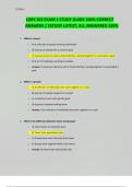 LDRS 302 EXAM 1 STUDY GUIDE 100&percnt; CORRECT ANSWERS &vert; ESTUDY LATEST&comma; ALL ANSWERED 100&percnt;