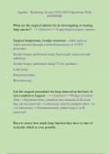 Aquifer - Radiology Exam &lpar;&rpar; Questions With  ANSWERS