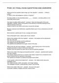 POSC 201 FINAL EXAM QUESTIONS AND ANSWERS