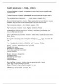 POSC 309 EXAM 1 - TAMU CAREY