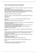 POSC 309 MIDTERM AND ANSWERS