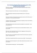 NIC Esthetics Practice Exam Questions with 100&percnt; Verified Correct Answers