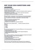 QSP EXAM 2024 QUESTIONS AND ANSWERS 