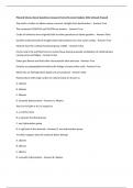 Physical Science Exam Questions Answered Correctly Latest Update 2024 &lpar;Already Passed&rpar;