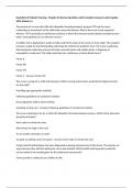 Essentials of Pediatric Nursing - Chapter 24 Review Questions with Complete Answers Latest Update 2024 &lpar;Rated A&plus;&rpar;