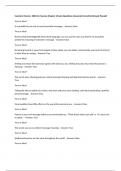 Customer Service - Skills for Success Bundled Exam Questions Answered Correctly Latest Update 2024