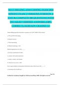 NCCT BILLING AND CODING EXAM 2024 NEWEST EXAM 2 VERSIONS &lpar;VERSION A AND B&rpar; COMPLETE 500 QUESTIONS WITH DETAILED VERIFIED ANSWERS &lpar;100&percnt; CORRECT&rpar; &sol;ALREADY GRADED A&plus;