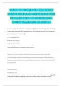 NUR 1211 MEDICAL SURGICAL EXAM 2 NEWEST 2024 EXAM 240 QUESTIONS WITH DETAILED VERIFIED ANSWERS &lpar;100&percnt; CORRECT&rpar; &sol;ALREADY GRADED A&plus;