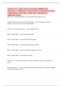 NASM CPT7 TEST FINAL EXAM CURRENTLY TESTING COMPLETE QUESTIONS WITH DETAILED VERIFIED ANSWERS &sol;ALREADY GRADED A&plus; &sol;&sol;BRAND NEW&excl;&excl;