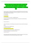 US RAC PRACTICE EXAM 2024-2025 &sol;COMPLETE  QUESTIONS AND CORRECT ANSWERS WITH  RATIONALES&lpar;100&percnt; CORRECT ANSWERS &rpar; &lpar; GRADED  A&plus;&rpar;