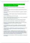 Neurophysiology Exam 3&colon; Ch 23 with Complete Solutions 2025