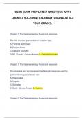 CGRN EXAM PREP LATEST QUESTIONS WITH  CORRECT SOLUTIONS&vert; ALREADY GRADED A&vert; ACE  YOUR GRADES&period;