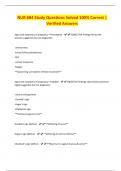 NUR 684 Study Questions Solved 100&percnt; Correct &vert; Verified Answers