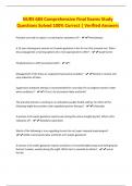 NURS 684 Comprehensive Final Exams Study Questions Solved 100&percnt; Correct &vert; Verified Answers