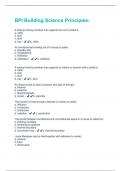 BPI Building Science Principles latest questions and answers all are correct 2025 graded A&plus;