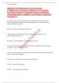OREGON ASTHETIC LAW ACTUAL EXAM CURRENTLY TESTING COMPLETE ACCURATE EXAM QUESTIONS WITH DETAILED VERIFIED ANSWERS &lpar;100&percnt; CORRECT ANSWERS&rpar; &sol;ALREADY GRADED A&plus;