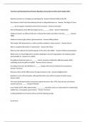 Terrorism and Homeland Security Exam Questions Answered Correctly Latest Update 2024