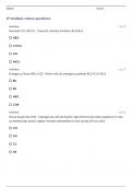 TRAVELING NURSING QUESTIONS AND ANSWERS 100&percnt; VERIFIED