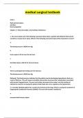 medical surgical test bank study guide