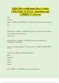 JSO   Bundled Exam Questions and CORRECT Answers