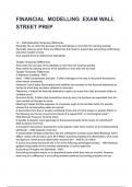 FINANCIAL  MODELLING  EXAM WALL STREET PREP   WALL STREET PREPQUESTIONS AND CORRECT DETAILED ANSWERS WITH RATIONALES 2025&sol;2026 &lpar;VERIFIED ANSWERS&rpar; &vert;ALREADY GRADED A&plus;