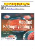 COMPLETE TEST BANK&colon; Applied Pathophysiology for the Advanced Practice Nurse 1st  Edition by Lucie Dlugasch Latest Update&period; 