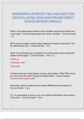 SCRIBE AMERICA OUTPATIENT FINAL EXAM LATEST 2024&sol; 2025 ACTUAL EXAM&vert; COMPLETE 100 REAL EXAM QUESTIONS AND CORRECT VERIFIED ANSWERS&sol; ALREADY GRADED A&plus;