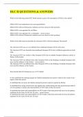 DLC II QUESTIONS & ANSWERS