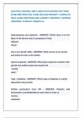 ELECTROLYSIS IBEC AND LASER STATE BOARD TEST FINAL  EXAM AND PRACTICE EXAM 2024&sol;2025 NEWEST&excl;&excl; COMPLETE  REAL EXAM QUESTIONS AND CORRECT ANSWERS &lpar;VERIFIED  ANSWERS &rpar; ALREADY GRADED A&plus;&period;