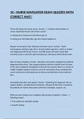 10 - NURSE NAVIGATOR EXAM QUIZZES WITH CORRECT ANS&excl;&excl;