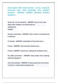 CCSH BOARD PREP EXAM 2024&sol;2024 ACTUAL COMPLETE  ACCURATE REAL EXAM QUESTIONS WITH CORRECT  DETAILED ANSWERS &lpar;VERIFIED ANSWERS&rpar; ALREADY  GRADED A&plus;&period;