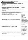 WGU D276 WEB DEVELOPMENT FOUNDATIONS 2024 NEWEST &sol;WGU D276 OA 2 VERSIONS AND PRACTICE QUESTIONS EXAM 400 QUESTIONS WITH DETAILED VERIFIED SOLUTIONS &lpar;100&percnt; CORRECT&rpar; &sol;ALREADY GRADED A&plus;