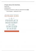 A People's History of the United States Howard Zinn - 75 questions and answers - understand the book in 30 min&excl;