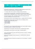 INSY 3304 CHAPTER 7 QUESTIONS AND ANSWERS 100&percnt; CORRECT