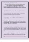 Child Care Facility Rules And Regulations Exam Latest Update With Complete Solutions&period;