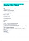 INSY 3304 Exam 2 QUESTIONS AND ANSWERS 100&percnt; CORRECT