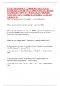 EXCPT PHARMACY TECHNICIAN TEST FINAL EXAM 2024 ACTUAL EXAM COMPLETE ACCURATE EXAM QUESTIONS WITH DETAILED VERIFIED ANSWERS &lpar;100&percnt; CORRECT ANSWERS&rpar; &sol;ALREADY GRADED A&plus;