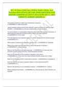 DCF 40 Hours Child Care &lpar;HSAN&rpar; Health&comma; Safety&comma; And  Nutrition 2024 UPDATE &vert;ACTUAL EXAM QUESTIONS AND  VERIFIED ANSWERS&sol;ACCURATE SOLUTIONS &vert;GET IT 100&percnt;  CORRECT&excl;&excl; ALREADY GRADED A&plus; The greatest hazards to health are contaminants caused by&colon; - ANSWER>>