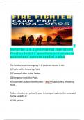   Firefighter 1 & 2 and Hazmat Operations Practice test &num;1 questions and answers guaranteed success graded a plus  The location where emergency 9-1-1 calls are routed is the&colon; 1&rpar; Public Safety Answering Point&period; 2&rpar; Communication Action Center&period; 3&rpar; Emergency C